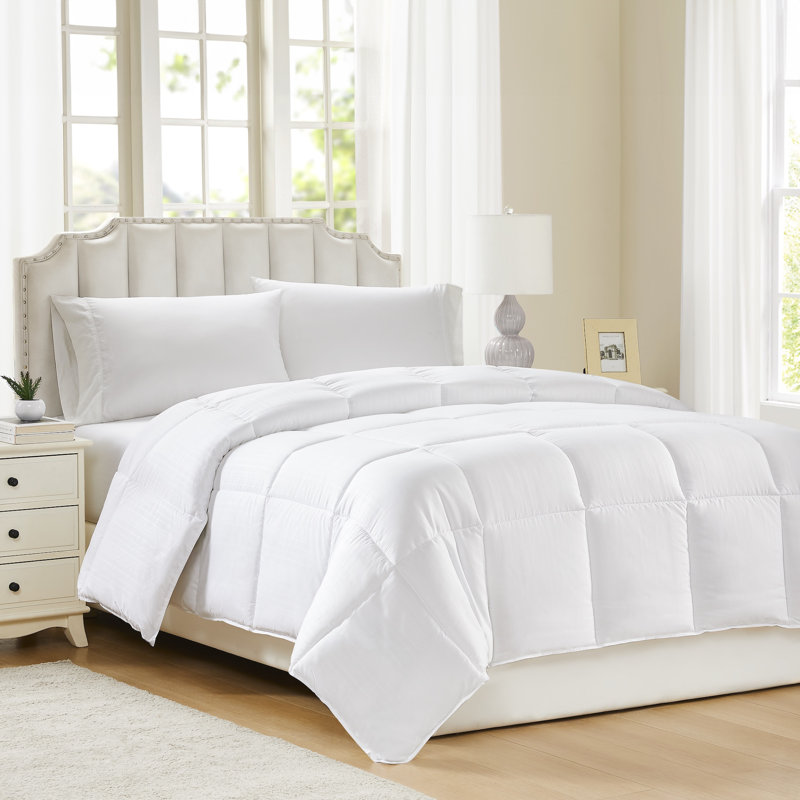 Modern Threads Down Alternative Microfiber Quilted Reversible Comforter & Duvet Insert, King Comforter