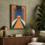Bowling Alley Vanishing Point Retro - Wrapped Canvas-419388631-419388648