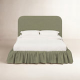 Mina Ruffle Platform Bed