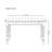 French Retro Rectangular Dining Table