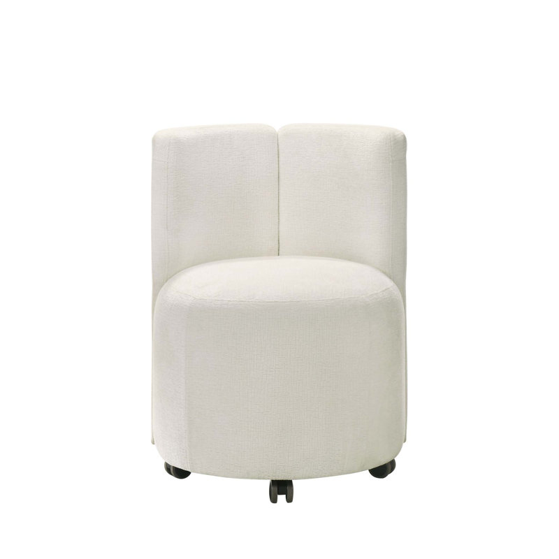 Ensemble de 2 chaises d'appoint en chenille Blayde