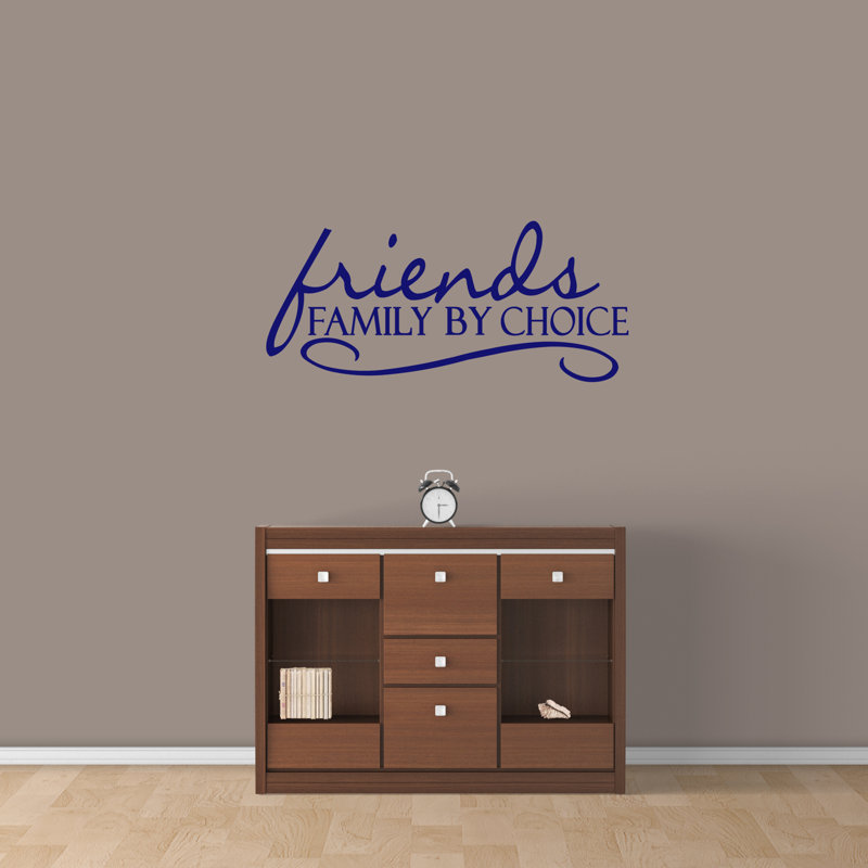 Adhésif décoratif Higgin Friends Family By Choice, Bleu marine