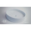 Lavabo de salle de bain vasque ovale blanc