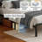 Full Bed Frames with Charging Station, LED Lights, Upholstered Headboard , Metal Platform Bed Frame with Slats, Noise-Free, Black-1702654196