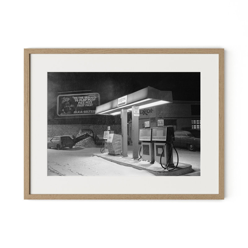 «Blizzard Of» par Barbara Alper, W 32" x H 24", White Oak
