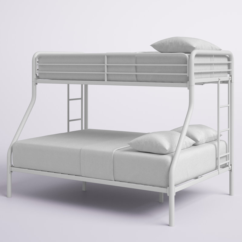 Inko Kids Twin Over Full Bunk Bed, White