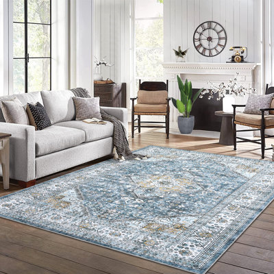 Senai Washable Oriental Indoor Rug