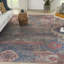 Tapis bleu / rouge du sud-ouest lavable à la machine-1285990126