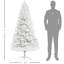 Arbre de Noël artificiel de 6 pi de hauteur, arbre de Noël non éclairé avec 1000 pointes de branches, ouverture automatique, base en acier