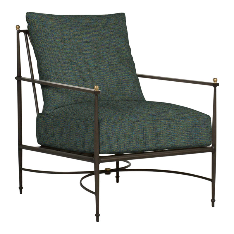 Chaise de patio avec coussins Roma, Pas de soudure, Perigold Play Jungle