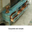 TV stand piano surface smooth rounded edges-107785693