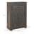 Dark Brown Storage Cabinet With Look, Double Doors, Drawer, Adjustable Shelf Cabinet, Appearance. Shelf. For Bedroom, Living Room. Tipping. 23.5"W 11.75"D 34.5"H