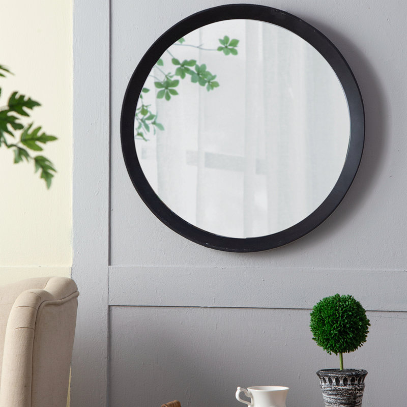 Miroir mural Mango, Noir