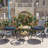 Lidio with 2 Rattan Chairs and Glass Round Table-671914997