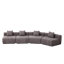 Canapé modulaire courbé Chenille-913752681