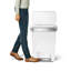 Simplehuman 45 Liter / 12 Gallon Rectangular Kitchen Step Trash Can with Soft-Close Lid, Plastic-17063976