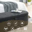 Repose-pieds rembourré avec rangement 45,5 "Marciniak-910394136