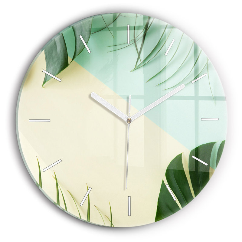 Glass Wall Clock
