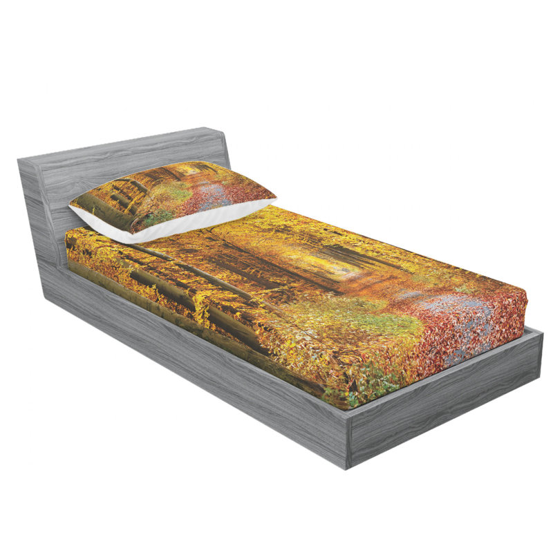 Microfiber Sheet Set, Twin Sheet Set with Fitted Sheet
