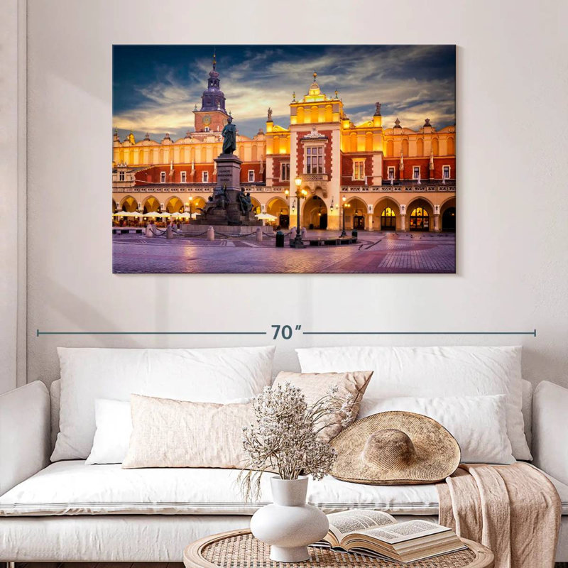 Krakow Cloth Hall, 32" H x 48" W