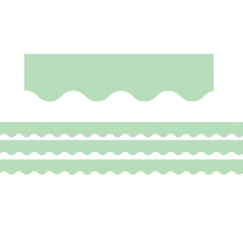 Bordure festonnée roulée