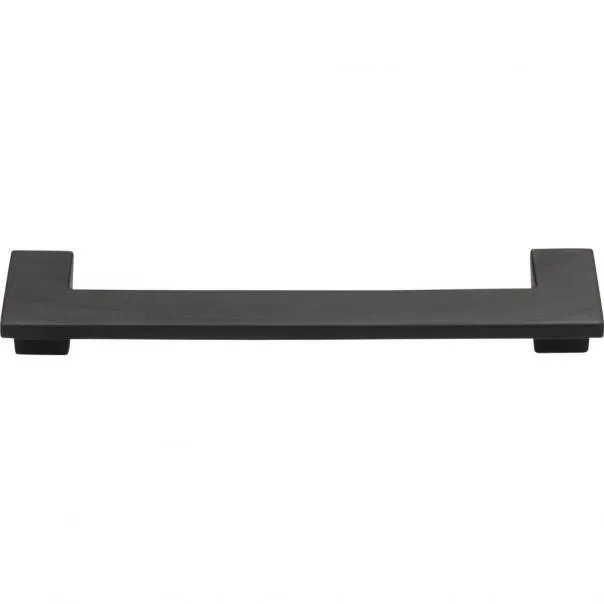 Matte Black Modern Designer Finger Pull with Mounting Hardware