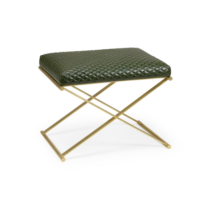 Garrett Leather Vanity Stool