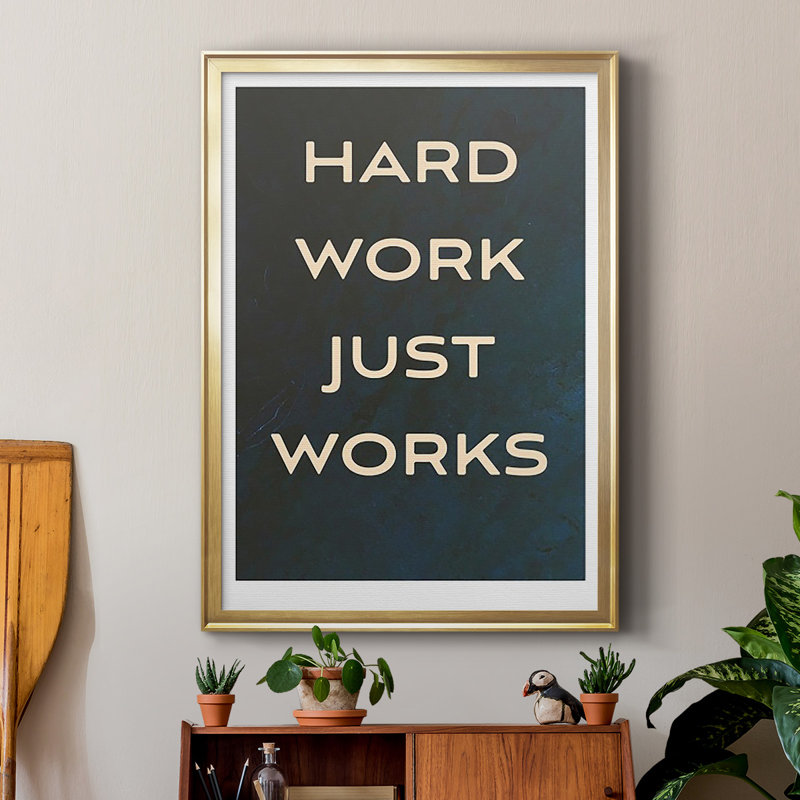 " Bro-Inspo I ", Gold Framed, 42.5" H x 30.5" W x 1" D