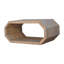 Table basse hexagonale en marbre