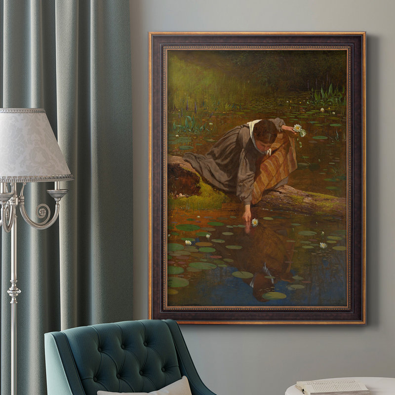 «Gathering Lilies» - reproduction de cadre photo, H 36 po x l 24 po x P 2,5 po