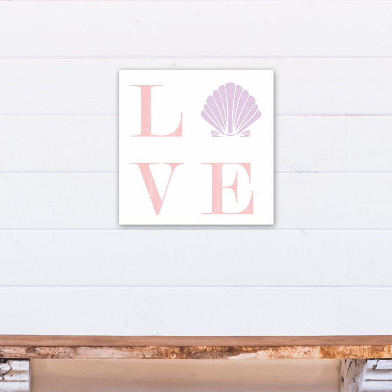 Art sur toile shell love Halie