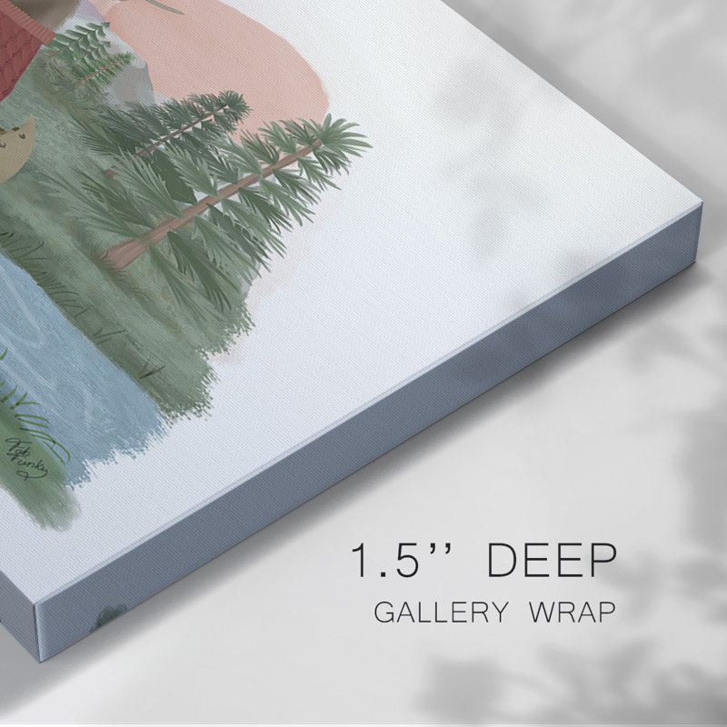 River River - Toile tendue avec châssis, H 12 po x l 18 po
