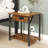 Simple Bedside Table with Open Storage Shelf, Charging Station, Easy to Assembly-200053754
