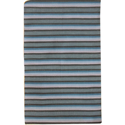 Dhurrie One-of-a-Kind 4'2" X 6'3" Flatweave Area Rug