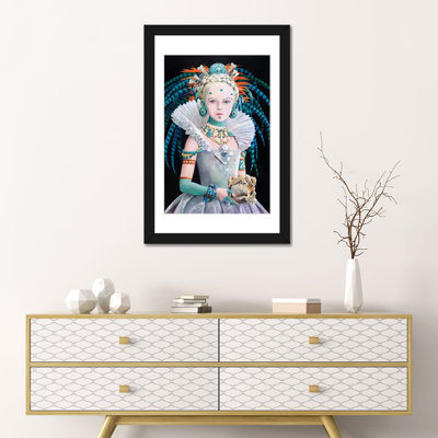 « regina maya », impression sur toile