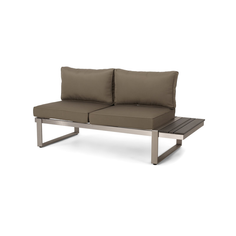 Right Arm Seater - Khaki Aluminium Comfortable Spot. 63.05 In. D, 30.11 W, 26.65 H, 42.48 Lb. Wt Spacious Lb