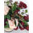 Arrangement mélangé prune rose dans un vase