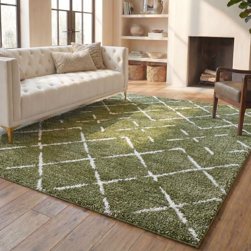Tapis d'intérieur à poils longs Arizona, Rectangulaire 8 pi x 10 pi