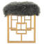 Andre Faux Sheepskin Bench-32979449
