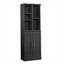 Armoire de rangement, finition brun noir