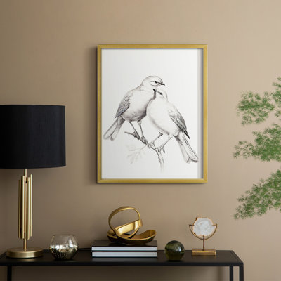 «Vintage Animal Print II», reproduction encadrée - bois massif