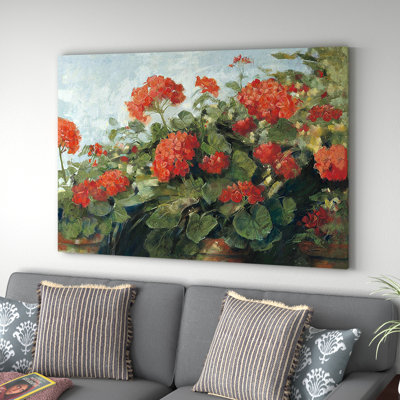 " Geranium Wave " by Carol Rowan