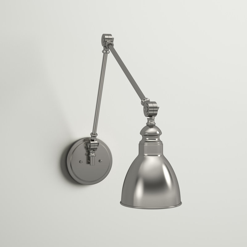 Abagail 1 - Light Dimmable Swing Arm, Polished Nickel