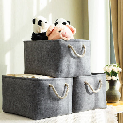 Longshore Tides Fabric Decorative Basket