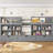 Gray Twin Xl Low Loft Bed With Built - In Storage Shelves, Curtain, And Chalkboard, Practical Easy To Assemble For-609620060-609620059
