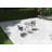 Round 2 - Person 60cm Long Bistro Set with Cushions