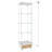 Modern Glass Display Cabinet With Drawer-348313423