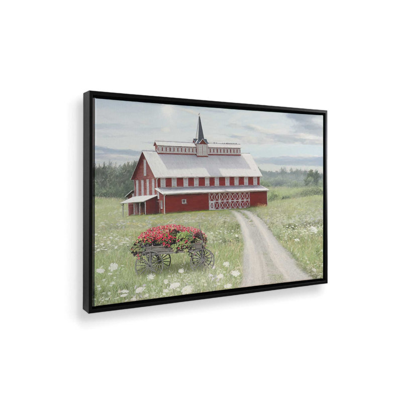 «Bright Sunny Day» par Lori Deiter, reproduction d'art, L 16 po x H 12 po, Noir, Toile avec cadre