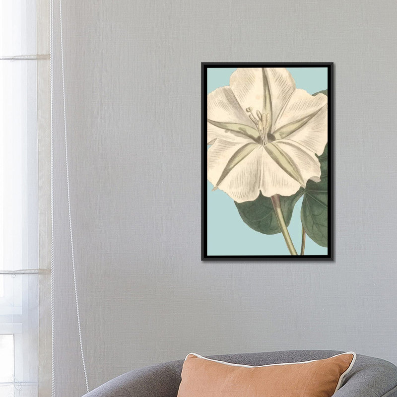 «Fresh Florals IV», impression sur toile, H 26 po x l 18 po x P 1,5 po, Toile avec cadre noir