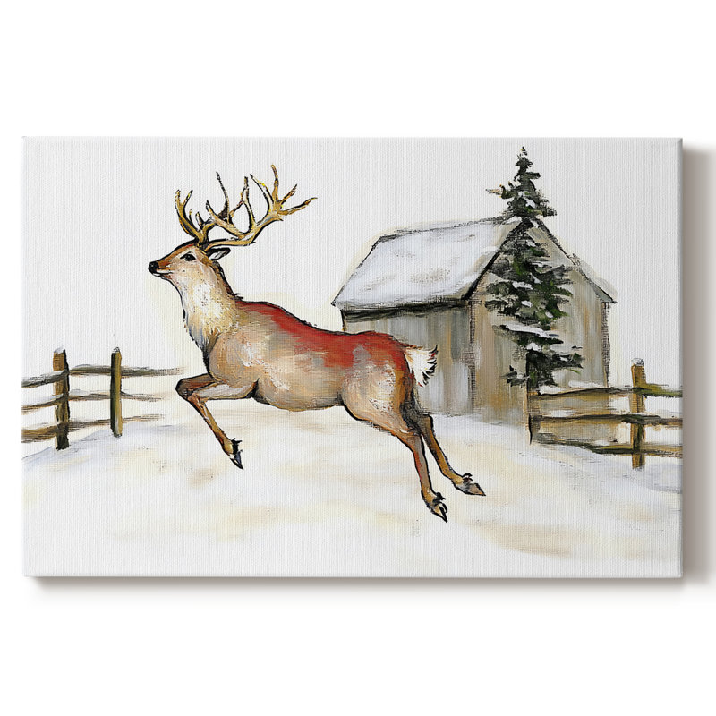 Art des fêtes de Noël III - Toile tendue avec châssis - XCII, H 12 po x l 18 po